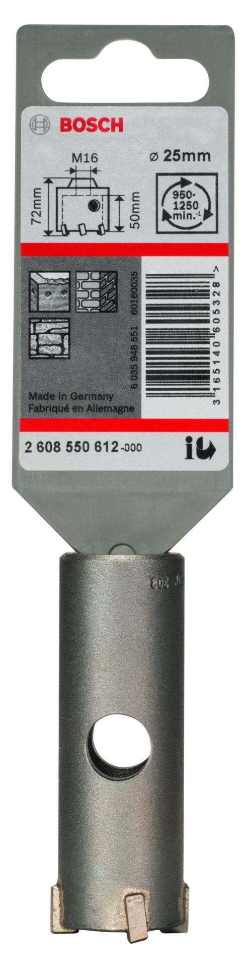 BOSCH Krune za bušenje SDS plus-9 2608550612 - 2