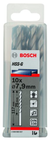 Burgije za metal HSS-G, DIN 338 - 2