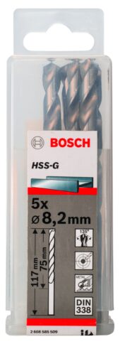 Burgije za metal HSS-G, DIN 338 - 2