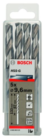 Burgije za metal HSS-G, DIN 338 - 2