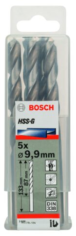 Burgije za metal HSS-G, DIN 338 - 2