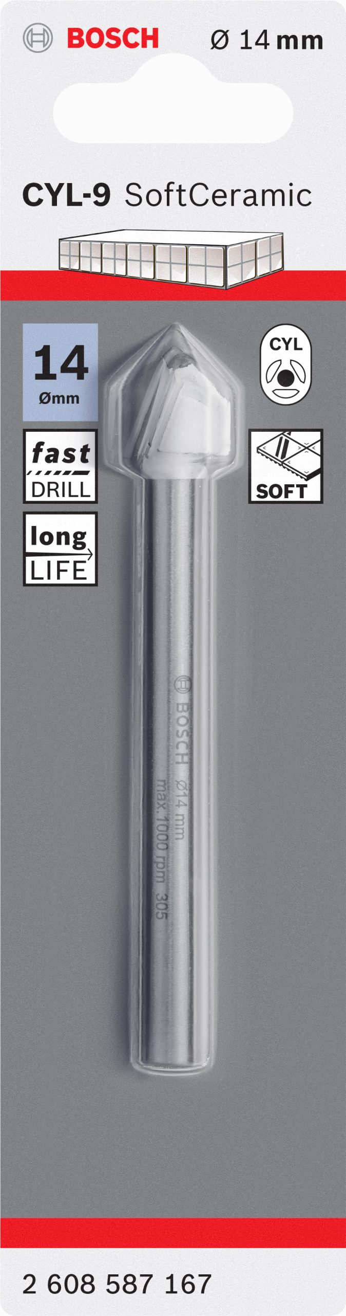 BOSCH CYL-9 SoftCeramic burgije 2608587167 - 2