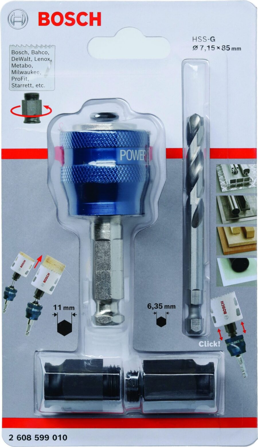 BOSCH Power Change adapteri 2608599010 - 2