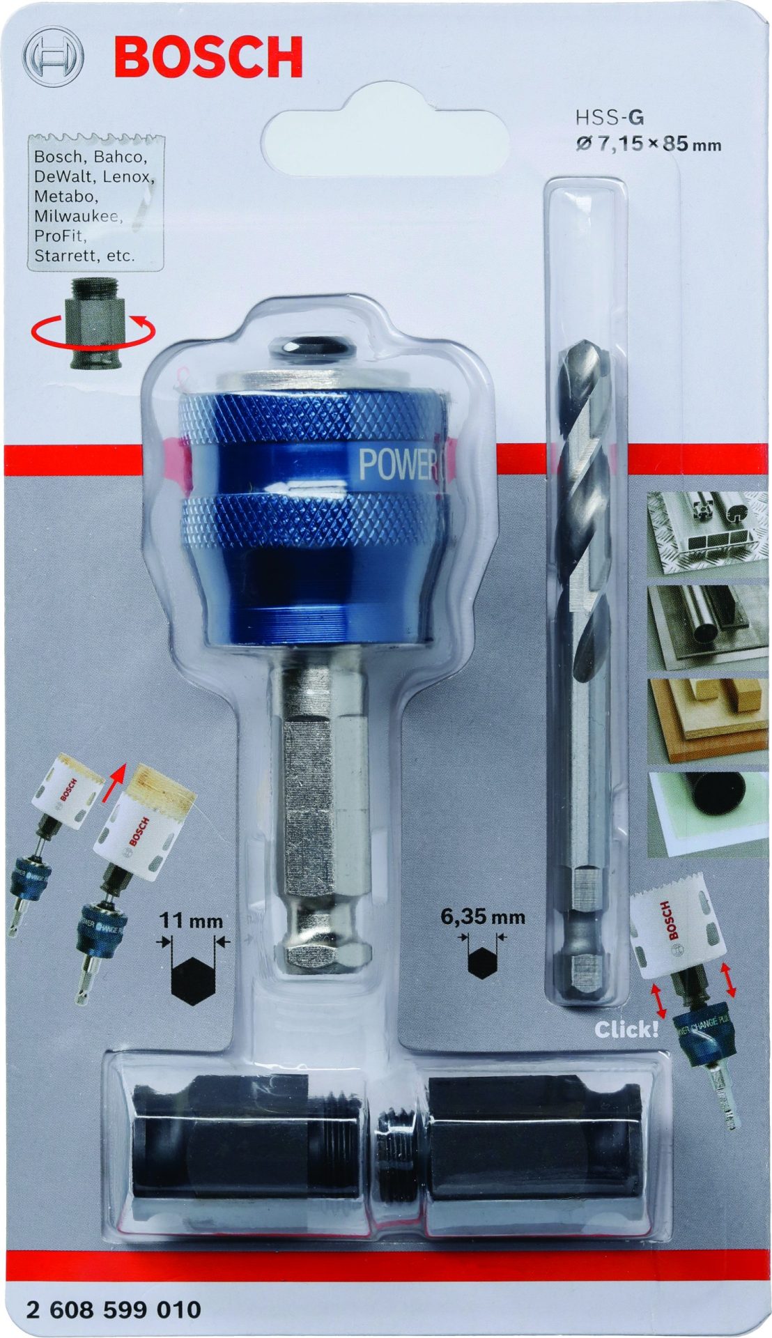 BOSCH Power Change adapteri 2608599010 - 2