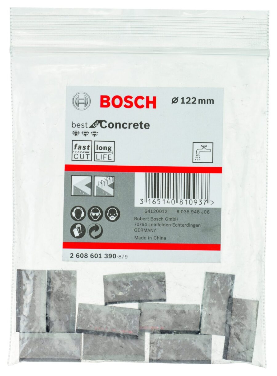 BOSCH Segmenti Best for Concrete dijamantske krune za mokro bušenje G1-1/4 UNC 2608601390 - 2