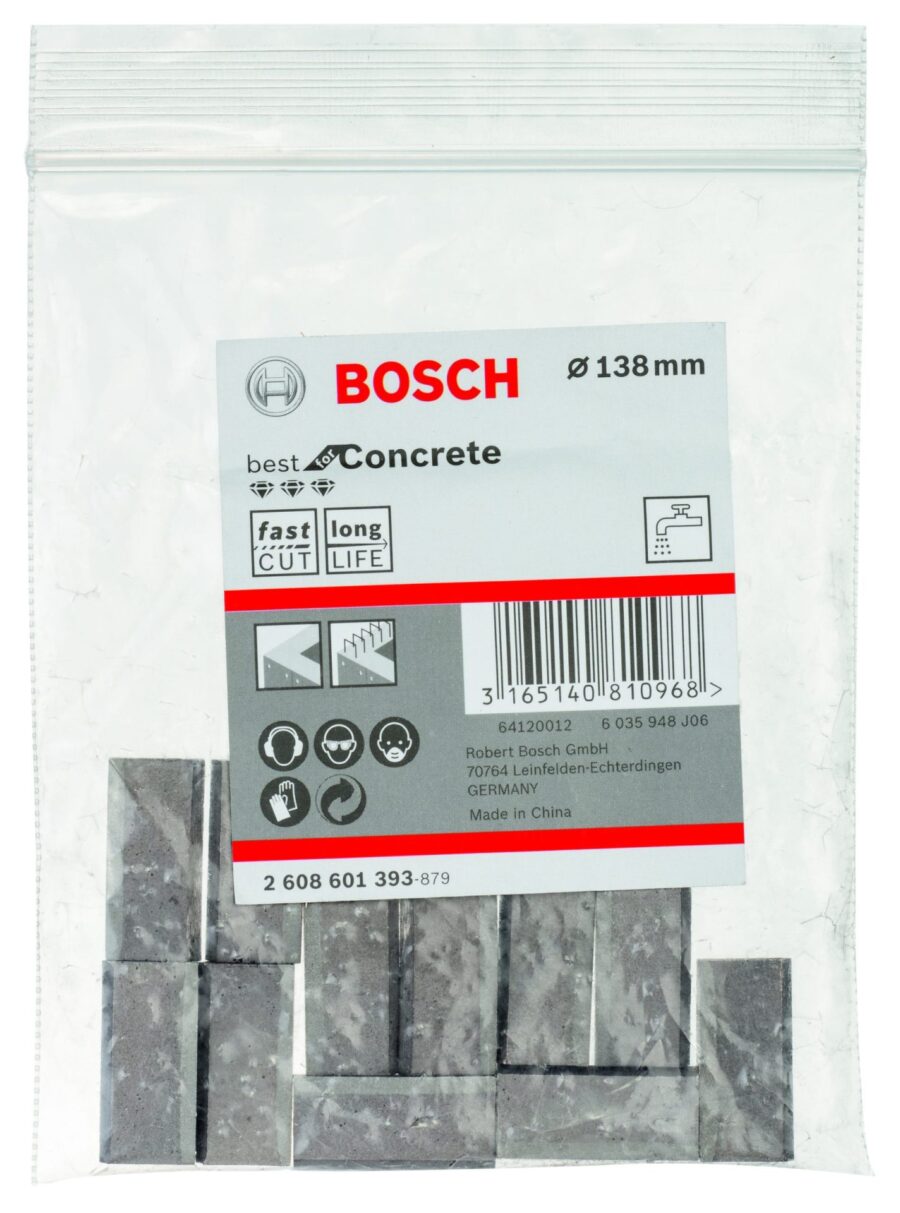 BOSCH Segmenti Best for Concrete dijamantske krune za mokro bušenje G1-1/4 UNC 2608601393 - 2