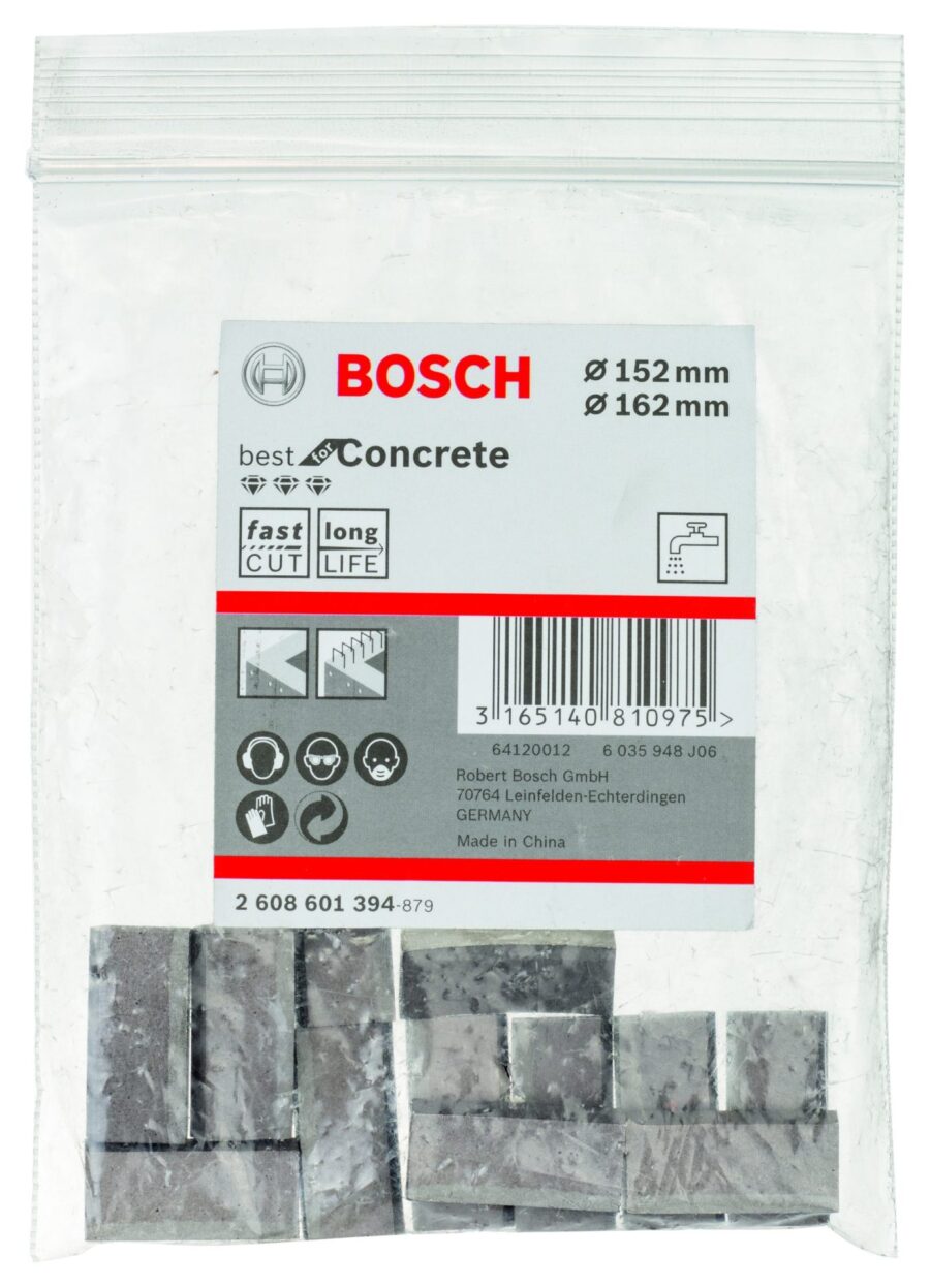 BOSCH Segmenti Best for Concrete dijamantske krune za mokro bušenje G1-1/4 UNC 2608601394 - 2