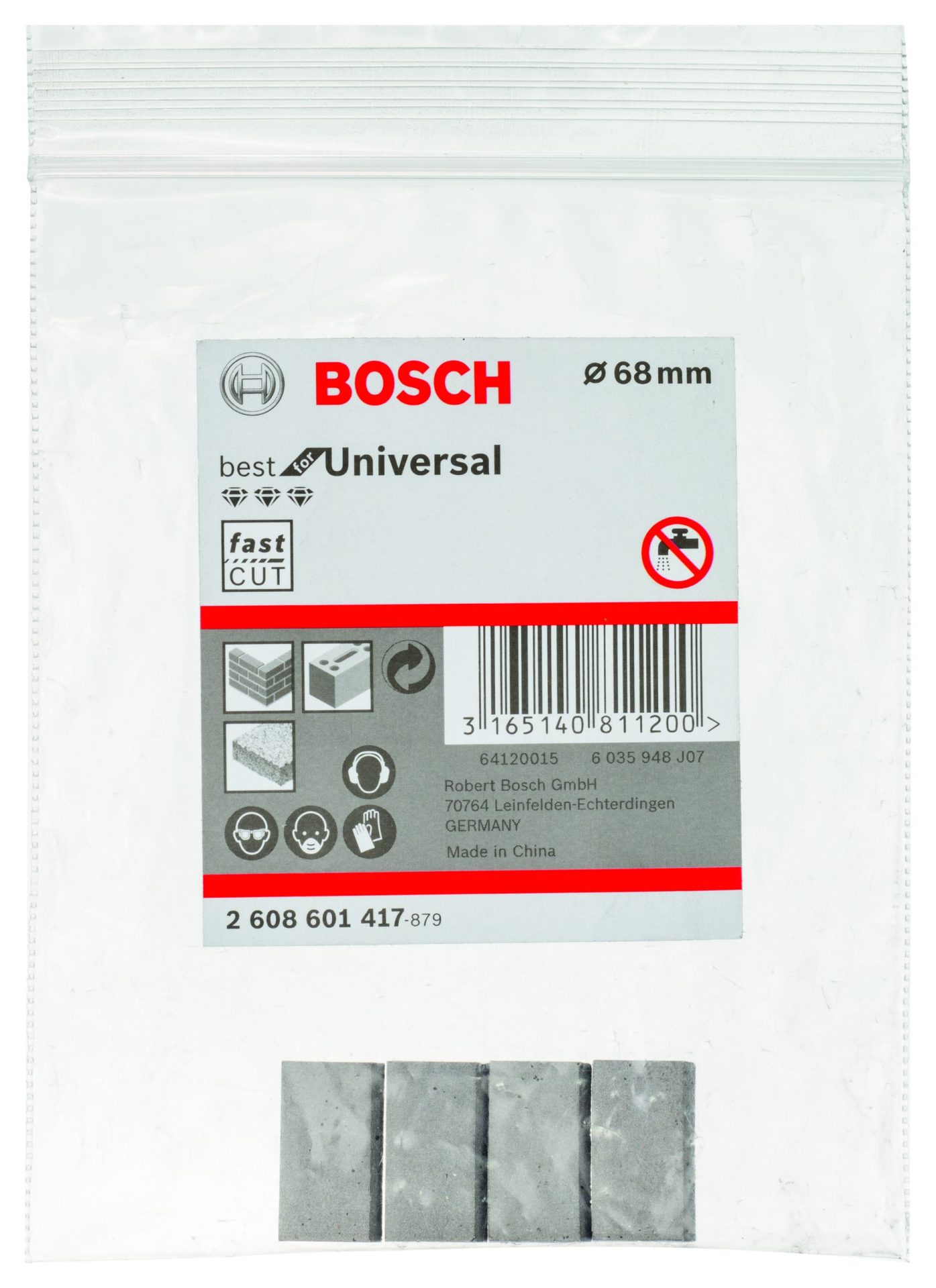 BOSCH Segmenti Best for Universal dijamantske krune za suvo bušenje G1-1/4 UNC 2608601417 - 2