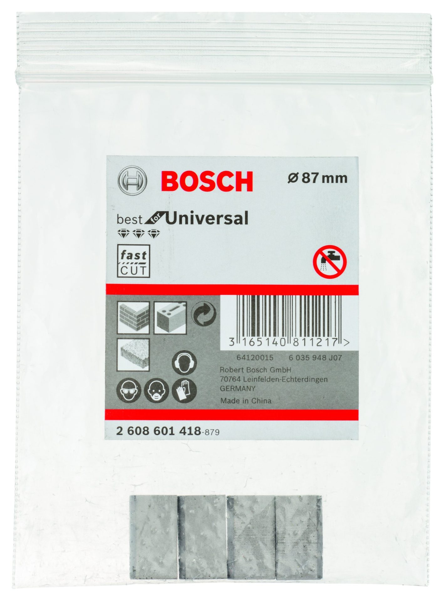 BOSCH Segmenti Best for Universal dijamantske krune za suvo bušenje G1-1/4 UNC 2608601418 - 2