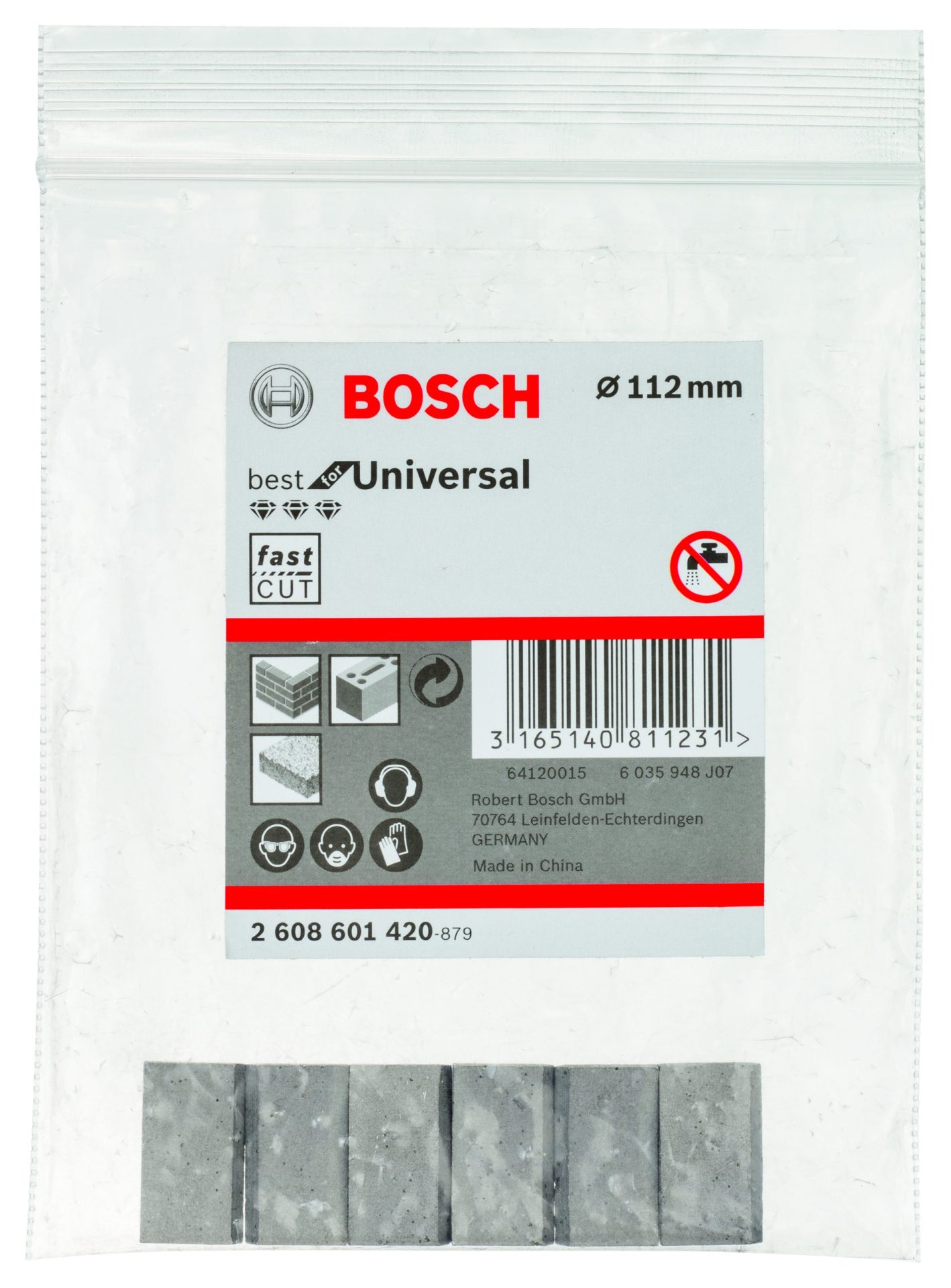 BOSCH Segmenti Best for Universal dijamantske krune za suvo bušenje G1-1/4 UNC 2608601420 - 2