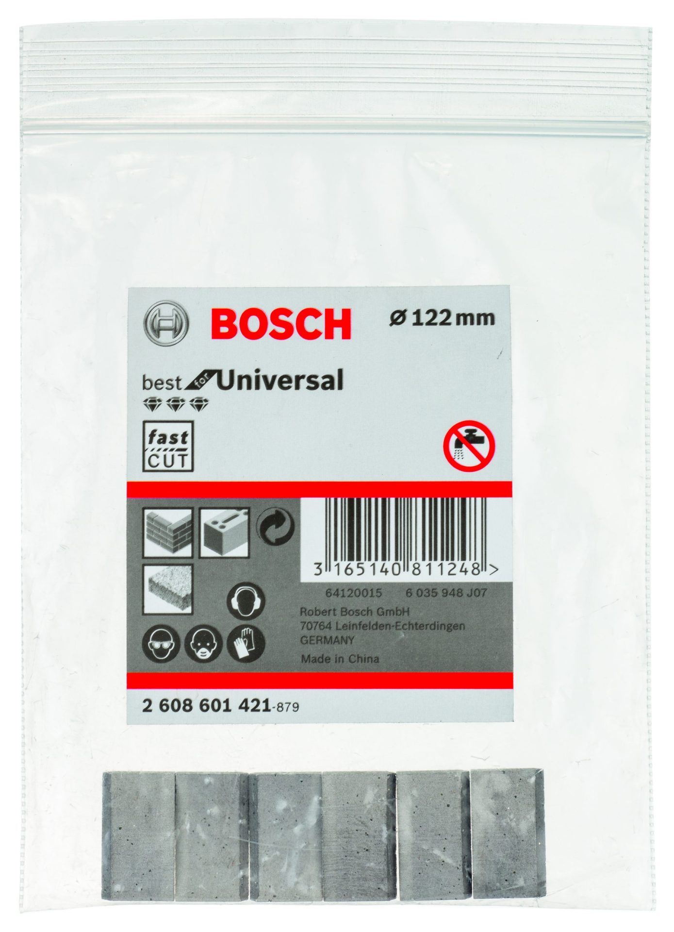 BOSCH Segmenti Best for Universal dijamantske krune za suvo bušenje G1-1/4 UNC 2608601421 - 2