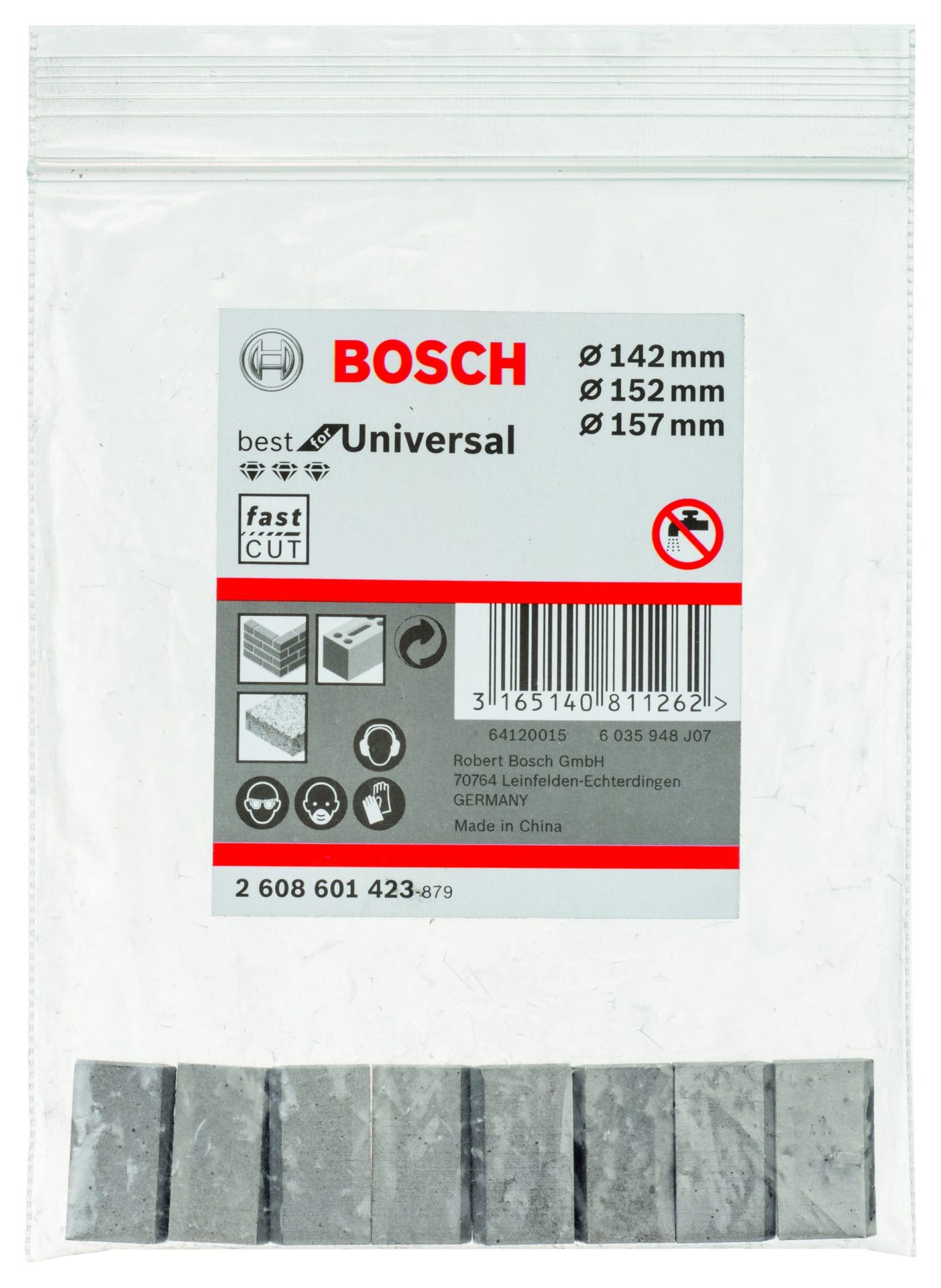 BOSCH Segmenti Best for Universal dijamantske krune za suvo bušenje G1-1/4 UNC 2608601423 - 2