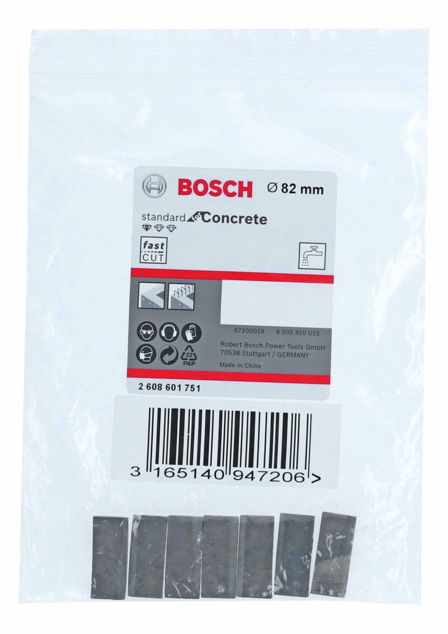 BOSCH Standard for Concrete segmenti za dijamantske krune za mokro bušenje 1 1/4" UNC 2608601751 - 2