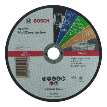 MultiConstruction Rapido rezne ploče sa ravnim centrom, otvorom od 22,23 mm za velike ugaone brusilice - 1