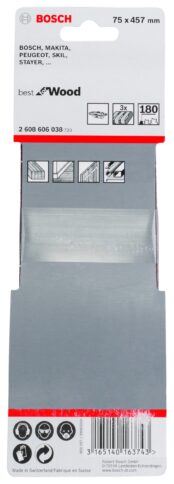 X440 Best for Wood and Paint brusne trake za tračne brusilice - 2