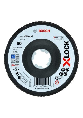 X571 Best for Metal X-LOCK lamelne brusne ploče, verzija pod uglom - 1