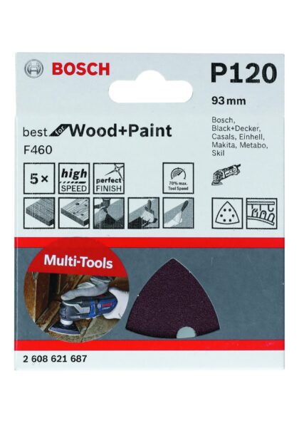BOSCH F460 Best for Wood and Paint brusni listovi za višenamenske alate 2608621688 - 1