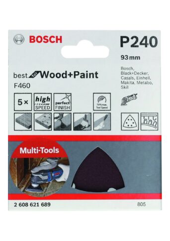 F460 Best for Wood and Paint brusni listovi za višenamenske alate - 2