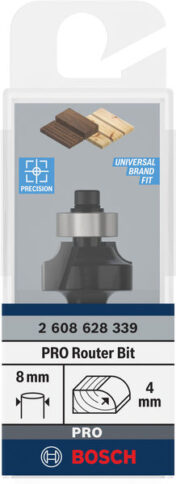 PRO glodalo za zaobljavanje, R 4, prihvat 8 mm - 2