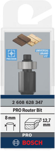 PRO glodalo za glodanje u ravni sa ležajevima na dnu, Ø 12,7×L 13, prihvat 8 mm - 2