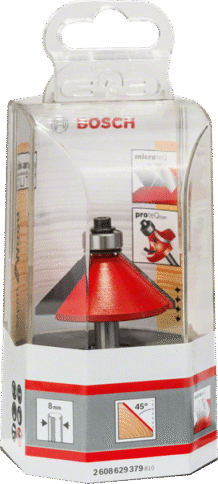BOSCH Expert for Wood glodalo za obaranje ivica, karbid, 8 mm, D 44 mm, L 18,5 mm, G 61 mm - 3
