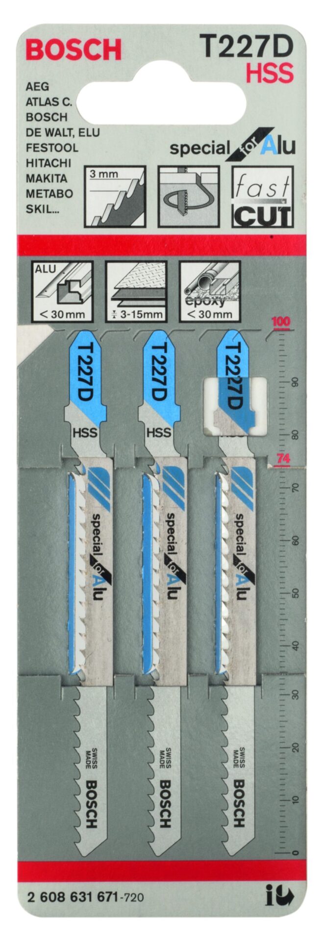 BOSCH T 227 D Special for Alu listovi ubodne testere 2608631671 - 2