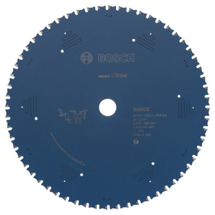 BOSCH List kružne testere Expert for Steel 305 x 25,4 x 2,6 mm, 60T 2608643060 - 1