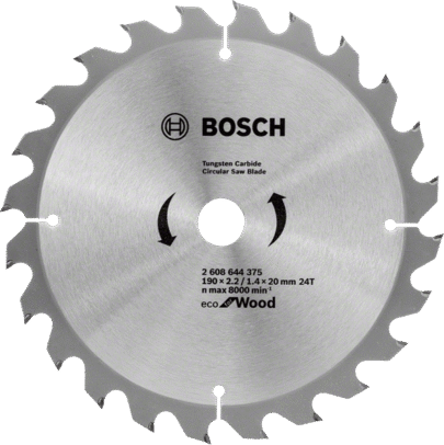 Bosch List kružne testere Eco for wood Ø190×2,2×20/24z - 1