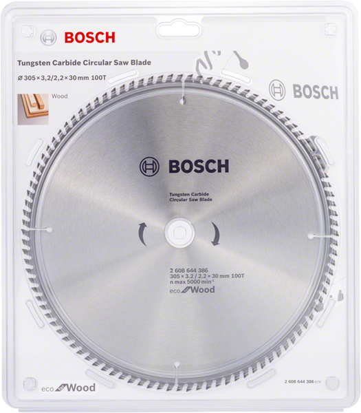 BOSCH List kružne testere Eco for wood Ø305x3,2x30/100z 2608644386 - 2