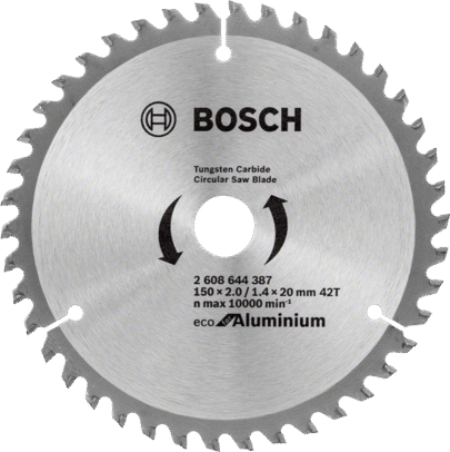 Bosch List kružne testere Eco for Aluminium Ø150×2,0x20/42z - 1