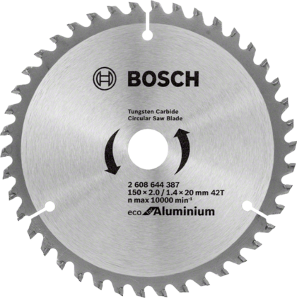 BOSCH List kružne testere Eco for Aluminium Ø150x2,0x20/42z 2608644387 - 1