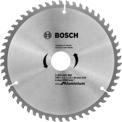 BOSCH List kružne testere Eco for Aluminium Ø190x2,2x30/54z 2608644389 - 1