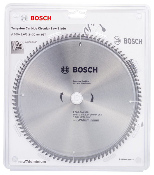 BOSCH List kružne testere Eco for Aluminium Ø305x3,0x30/96z 2608644396 - 2