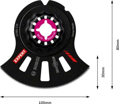 EXPERT MultiMaterial Segment Blade ACZ 105 ET list testere za multifunkcionalne alate, 5 deo - 2