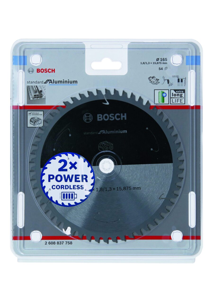 BOSCH Standard for Aluminium listovi kružne testere za akumulatorske ručne testere 2608837758 - 2