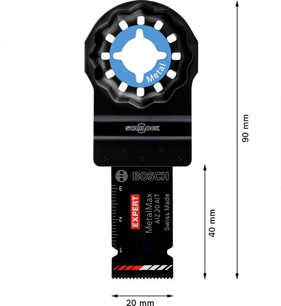 BOSCH EXPERT MetalMax AIZ 20 AIT list testere za multifunkcionalne alate od 40x20 mm 2608900012 - 2