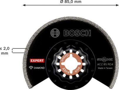 EXPERT Grout Segment Blade ACZ 85 RD4 list testere za multifunkcionalne alate od 85 mm - 2
