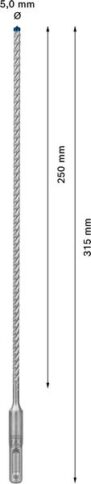 EXPERT SDS plus-7X burgija za udarne bušilice od 5 x 250 x 315 mm - 2