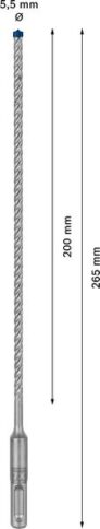 EXPERT SDS plus-7X burgija za udarne bušilice od 5,5 x 200 x 265 mm - 2