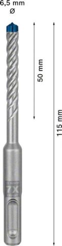 EXPERT SDS plus-7X burgija za udarne bušilice od 6,5 x 50 x 115 mm - 2