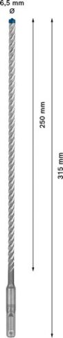 EXPERT SDS plus-7X burgija za udarne bušilice od 6,5 x 250 x 315 mm - 2