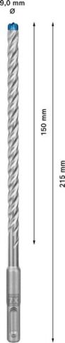 EXPERT SDS plus-7X burgija za udarne bušilice od 9 x 150 x 215 mm - 2