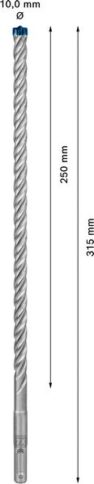EXPERT SDS plus-7X burgija za udarne bušilice od 10x250x315 mm - 2