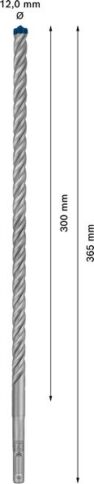 EXPERT SDS plus-7X burgija za udarne bušilice od 12x300x365 mm - 2