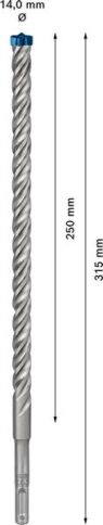 EXPERT SDS plus-7X burgija za udarne bušilice od 14x250x315 mm - 2