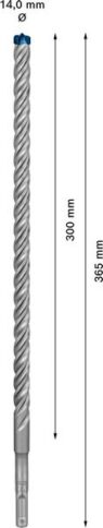 EXPERT SDS plus-7X burgija za udarne bušilice od 14x300x365 mm - 2