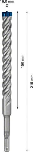 EXPERT SDS plus-7X burgija za udarne bušilice od 16 x 150 x 215 mm - 2