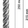EXPERT SDS plus-7X burgija za udarne bušilice od 16x250x315 mm - 2