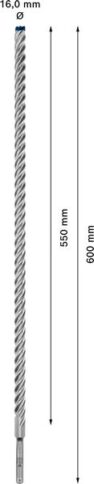 EXPERT SDS plus-7X burgija za udarne bušilice od 16 x 550 x 600 mm - 2