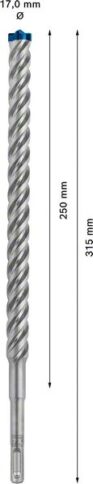 EXPERT SDS plus-7X burgija za udarne bušilice od 17 x 250 x 315 mm - 2